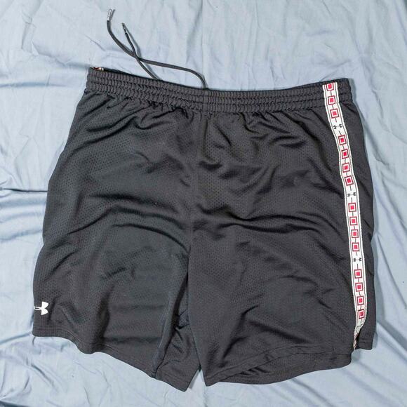 Under Armour Men's Loose Fit Athletic Shorts Black Size L Athletic Polyester - Picture 1 of 3